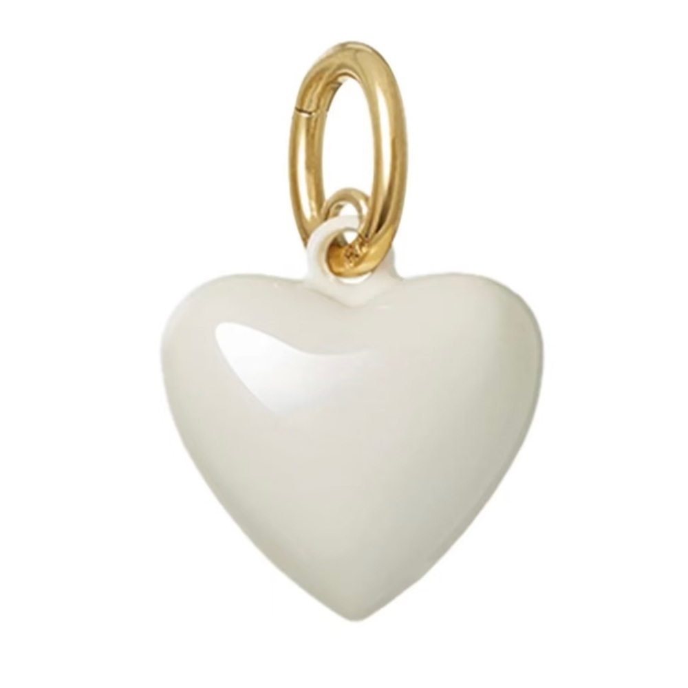 Roxanne Assoulin The Mini Puffy Heart Charms cream